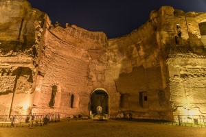 terme di caracalla notturno